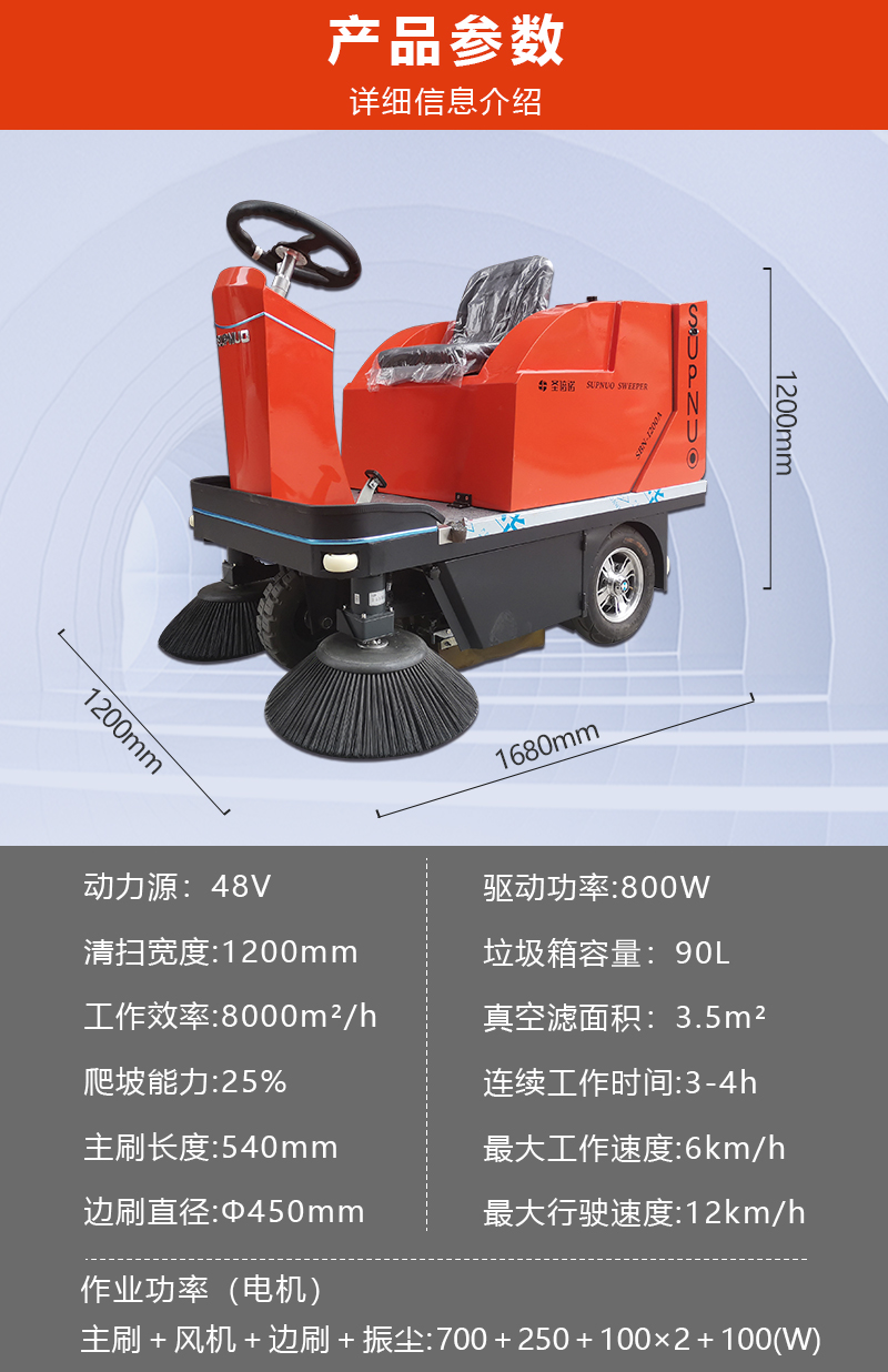 駕駛掃地機